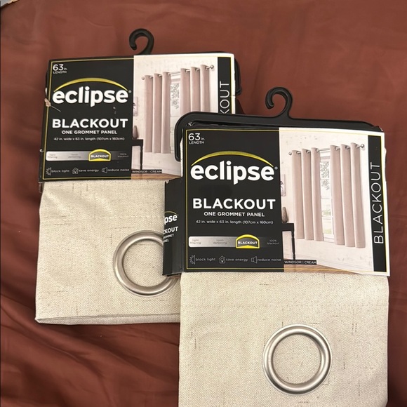Eclipse Blackout Grommet Panel Curtains - Picture 1 of 1